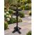 Black Wooden Bird Tables Feeding Station 4 Arm Wild Bird Feeder Stand with Water Dish & Feeding Tray - view 2