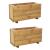 Wooden Extra Deep Planters Set of 2 - view 1