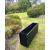 Tall Black Flower Planter Container 40cm high - view 3