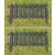 Black Wooden Picket Lawn Border Edging Set of 2 - view 3