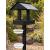Black Wooden Bird Table Multi Feeding Station with Genuine Slate Roof - view 4