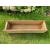 Lodge Wooden Plant Container Tan 90cm - view 2