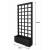 Heavy Duty Wooden Black Planter with 1.8m Climbing Rose Tall Trellis - view 4