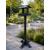 Black Timber Garden Bird Feeding Table with Natural Slate Roof 1.6m Tall - view 2