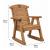 Wooden Garden Rocking Chair Outdoor Patio Rocker - view 3