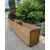 Plant Container Garden Wooden Trough Rectangular Planter 130cm - view 3