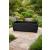 Large Wooden Planter Trough Vegetable Container Black Ash - view 4