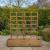Wooden Raised Planter Container with Trellises Extra Large - view 4