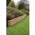 Wooden Garden Border Edging Lawn and Flower Bed Divider 3 Board 110cm Long - view 1