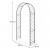 Metal Garden Arch Rose Trellis - view 3