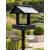 Black Wooden Bird Table Natural Slate Roof Feeding Station & Bird Bath - view 3