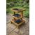 Three Tier Wooden Ground Bird Feeder - view 1