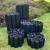 Log Roll Wooden Garden Border Black 500mm High - view 3