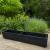 Wooden Planter Trough Black Ash 110cm - view 1
