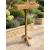 Handcrafted Wooden Wild Bird Feeding Table with Large Tray Bath & Feeder Hook - view 2