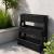 Wooden 3 Tier Raised Planter Outdoor Garden Flower Herb Planter Box Black  - view 2
