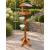 Wooden Bird Table Multi Feeder Station with Genuine Slate Roof - view 2