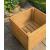 Wooden Square Planter Large - view 2