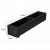 Set of 2 Wooden Trough Planters 120cm  Black Outdoor Garden Planters - view 3