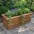 Large Wooden Trough Planter Box 94cm - view 1