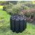 Grass Border Edging Log Roll Wood Edge Border Black 2.4m x 30cm - view 1