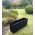 Tall Black Flower Planter Container 40cm high - view 1
