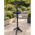 Black Wooden Garden Bird Feeding Station with Water Dish, Mesh Tray & 4 Hooks - view 1