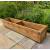 Wooden Long Rectangular Planter Trough 130cm - view 2