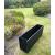 Tall Black Flower Planter Container 40cm high - view 2