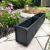 Wooden Plant Planters Flower Garden Trough Black 130cm - view 3