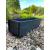 Wooden Garden Planter 0.9m Black Ash - view 1