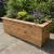 Extra Large Wooden Trough Planter Box 110cm - view 1
