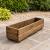 Tan Wooden Trough Garden Planter Fully Assembled Plant Box (90x23x22cm) - view 3