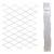 2.0m x 1.0m Expandable White Plastic Trellis - view 1