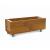 Wheeled Patio Wooden Planter Fully Assembled 60cm - view 1