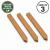 Wooden Log Roll Stakes 460mm Fits 125mm-300mm High Log Roll Pack of 3 - view 4