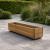 Tan Wooden Trough Garden Planter Fully Assembled Plant Box (90x23x22cm) - view 4