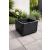 Black Square Wooden Planter Box Outdoor Garden Herb  Flower Plant Pot - view 3