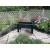 Plant Pot With Legs Wood Raised Planter Boxes Black - view 3