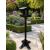 160cm Black Wooden Bird Feeding Station with Bird Bath Bowl, Mesh Food Tray & Hanging Feeder Hook  - view 3