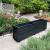 Large Outdoor Planter Garden Pots Black 130cm - view 1