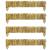 Rustic Picket Fence Log Panel  Set of 4 - view 1