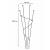 Crooked Wall Trellis 1.4m high - view 2
