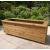 Extra Deep Rectangular Wooden Planter Box Heavy Duty - view 2