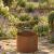 Rust Metal Circular Garden Planter Ring 40cm x 30cm - view 3