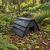 Handcrafted Garden Hedgehog House Wooden Black - view 3