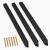Wooden Log Roll Black Stakes 960mm Fits 600mm-660mm High Pack of 3 - view 3