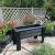Raised Bedding Planters Flower Pot with Legs Black - view 1