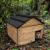 Handcrafted Heavy-Duty Wooden Hedgehog House with Floor - view 1