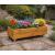 Portable Wooden Planter with Casters 90cm - view 1